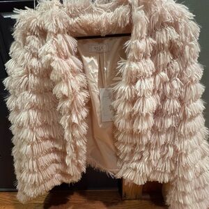 Sage Women's Cream Teddy Jacket